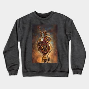 Steampunk mechanical heart Crewneck Sweatshirt